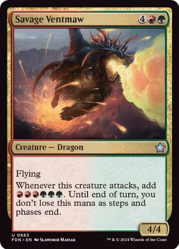 Savage Ventmaw (665), Foundations — Magic card price