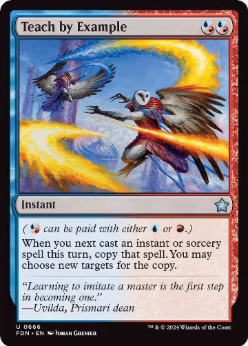 Teach By Example (666), Foundations — Magic card price