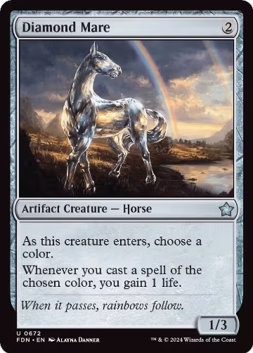 Diamond Mare (0672) (672), Foundations — Magic card price