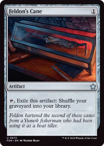 Feldon's Cane (673), Foundations — Magic card price