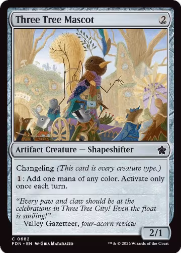 Three Tree Mascot (682), Foundations — Magic card price