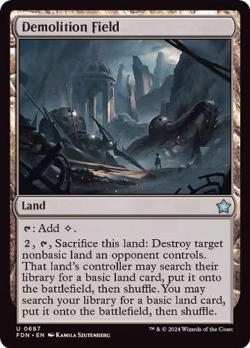 Demolition Field (687), Foundations — Magic card price