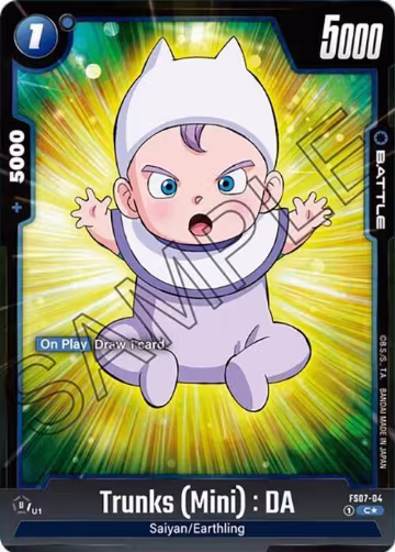 Trunks (Mini) : DA (Bonus Pack Alternate Art) (FS07-04) — card price