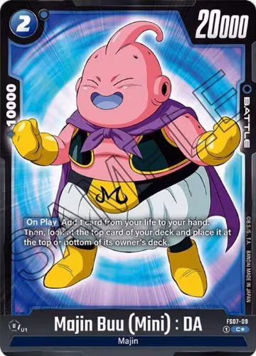 Majin Buu (Mini) : DA (Bonus Pack Alternate Art) (FS07-09), Starter Deck 7: Vegeta (Mini) — DB Fusion card price