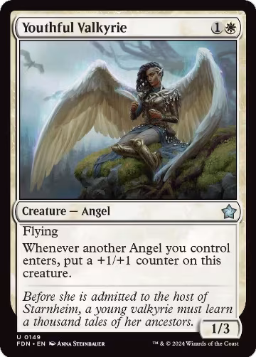 Youthful Valkyrie (149), Foundations — Magic card price