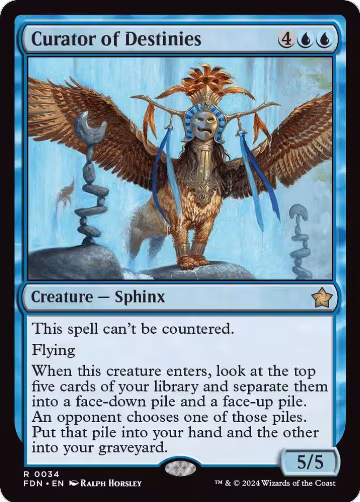 Curator of Destinies (34), Foundations — Magic card price