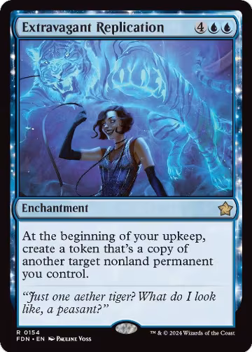 Extravagant Replication (154), Foundations — Magic card price