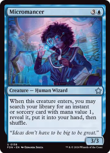 Micromancer (158), Foundations — Magic card price