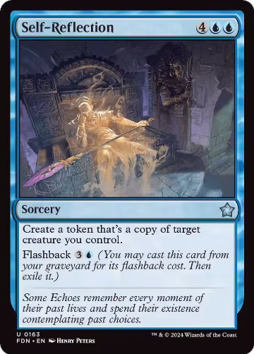 Self-Reflection (163), Foundations — Magic card price