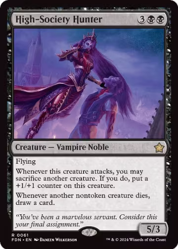 High-Society Hunter (61), Foundations — Magic card price