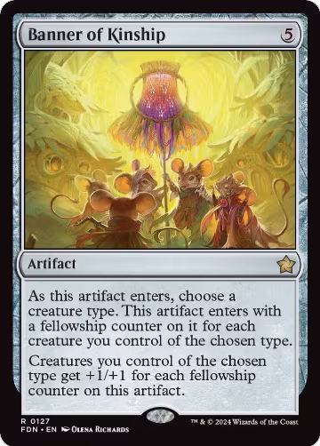 Banner of Kinship (127), Foundations — Magic card price