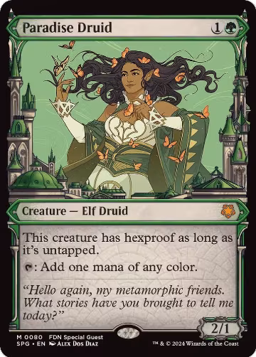 Paradise Druid (Showcase) (80), Special Guests — Magic card price