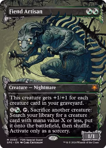 Fiend Artisan (Showcase) (83), Special Guests — Magic card price