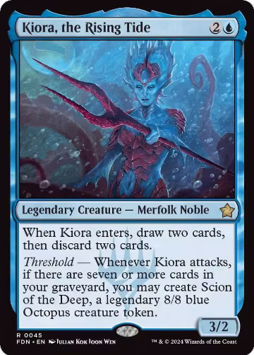 Kiora, the Rising Tide (45), Foundations — Magic card price