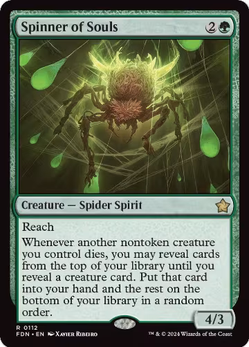 Spinner of Souls (112), Foundations — Magic card price
