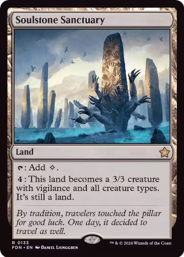 Soulstone Sanctuary (133), Foundations — Magic card price