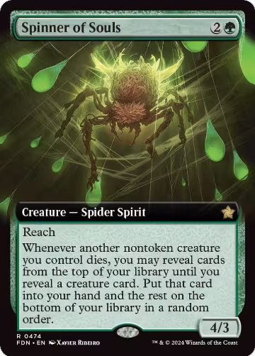 Spinner of Souls (Extended Art) (474), Foundations — Magic card price