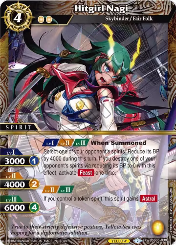 Hitgirl Nagi (BSS06-030), Generational Link — Battle Spirits card price