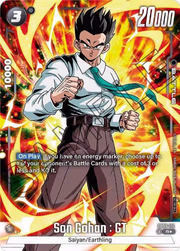 Son Gohan : GT (Tournament Pack -Winner- 04) (FB03-114), Tournament and Championship Promos — DB Fusion card price