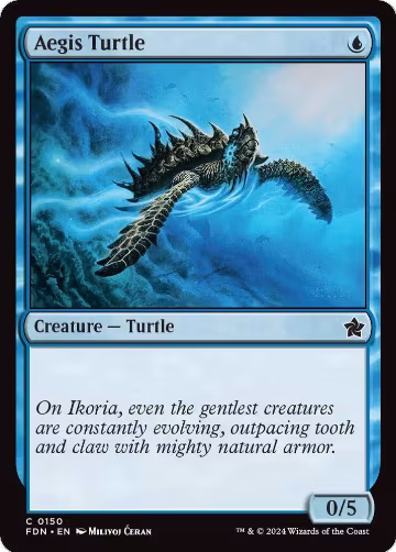 Aegis Turtle (150), Foundations — Magic card price