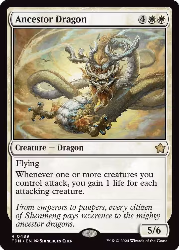 Ancestor Dragon (489), Foundations — Magic card price