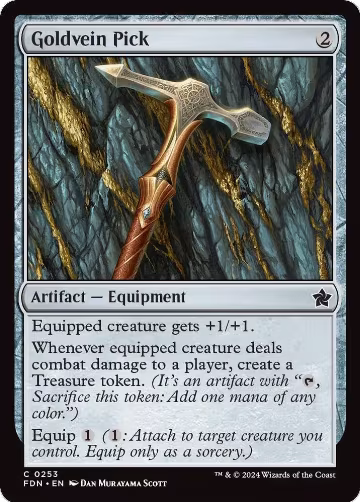 Goldvein Pick (253), Foundations — Magic card price
