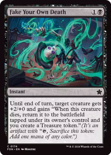Fake Your Own Death (174), Foundations — Magic card price