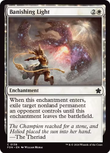 Banishing Light (138), Foundations — Magic card price
