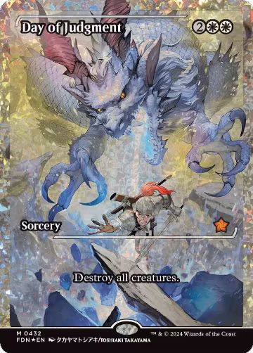 Day of Judgment (Showcase) (Fracture Foil) (432), Foundations — Magic card price