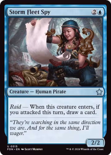 Storm Fleet Spy (515), Foundations — Magic card price