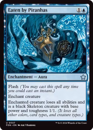 Eaten by Piranhas (507), Foundations — Magic card price