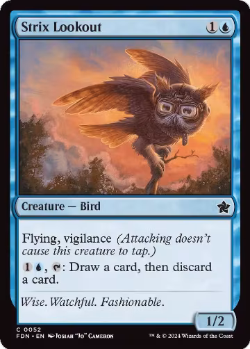 Strix Lookout (0052) (52), Foundations — Magic card price