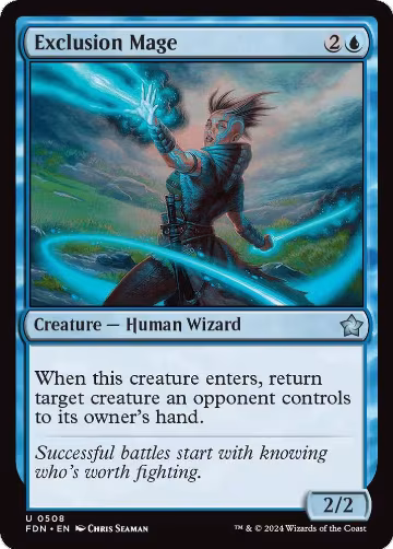 Exclusion Mage (508), Foundations — Magic card price