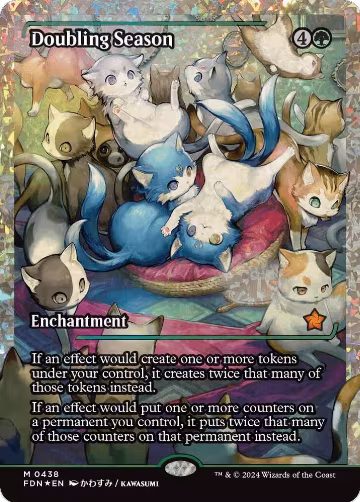 Doubling Season (Showcase) (Fracture Foil) (438) — card price