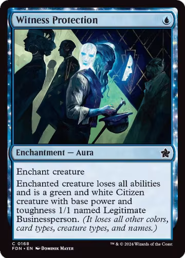 Witness Protection (168), Foundations — Magic card price