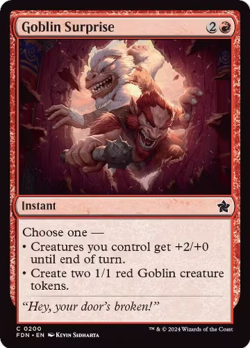 Goblin Surprise (200), Foundations — Magic card price