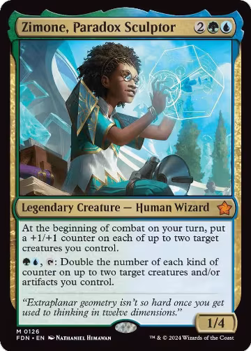 Zimone, Paradox Sculptor (126), Foundations — Magic card price