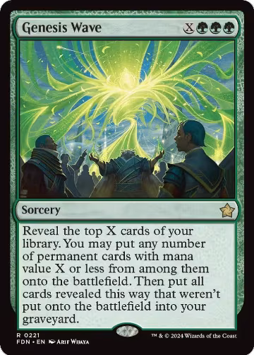 Genesis Wave (221), Foundations — Magic card price