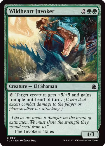 Wildheart Invoker (561), Foundations — Magic card price