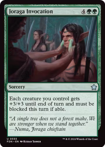 Joraga Invocation (555), Foundations — Magic card price