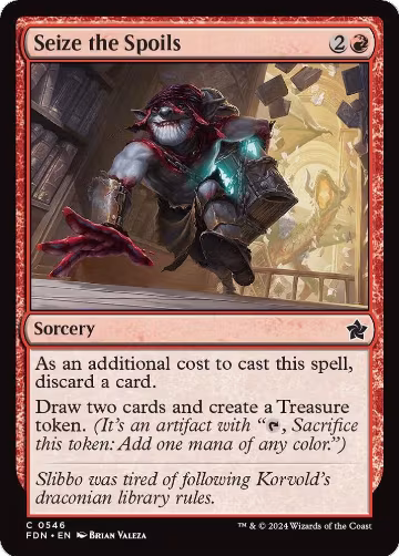 Seize the Spoils (546), Foundations — Magic card price