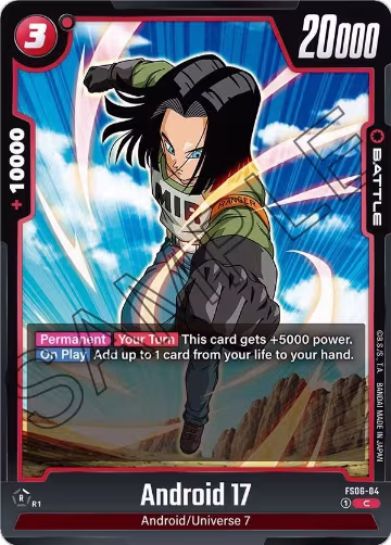 Android 17 (FS06-04), Starter Deck 6: Son Goku (Mini) — DB Fusion card price