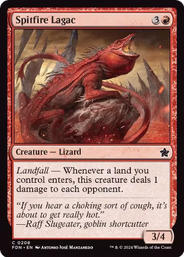 Spitfire Lagac (208), Foundations — Magic card price