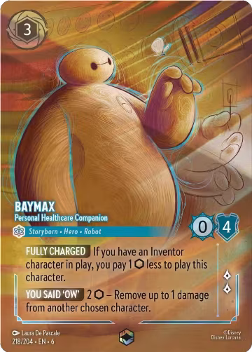 Baymax - Personal Healthcare Companion (Enchanted) (218/204) — card price