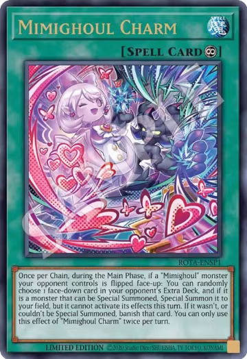 Mimighoul Charm (ROTA-ENSP1) (ROTA-ENSP1), Rage of the Abyss — Yu-Gi-Oh! card price