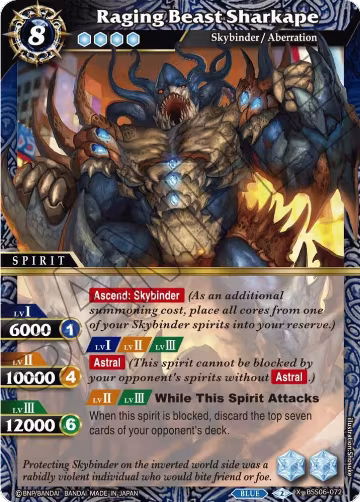 Raging Beast Sharkape (BSS06-072), Generational Link — Battle Spirits card price