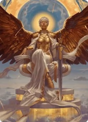 Herald of Eternal Dawn Art Card (27/54) (27), Art Series: Foundations — Magic card price