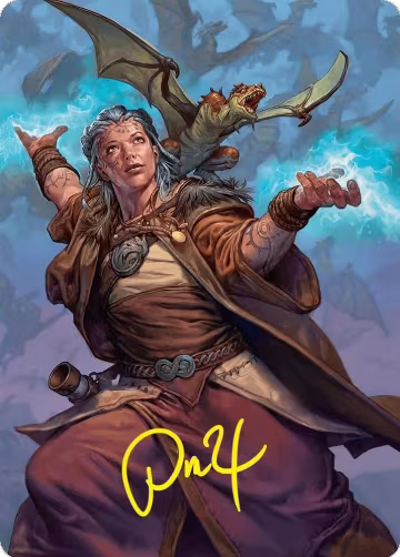 Drake Hatcher 2 Art Card (29/54) (Gold-Stamped Signature) (29), Art Series: Foundations — Magic card price