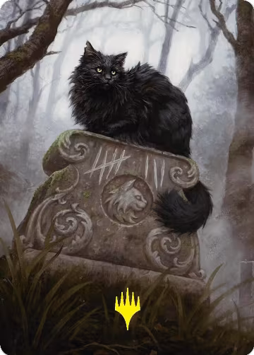 Nine-Lives Familiar 2 Art Card (36/54) (Gold-Stamped Planeswalker Symbol) (36) — card price