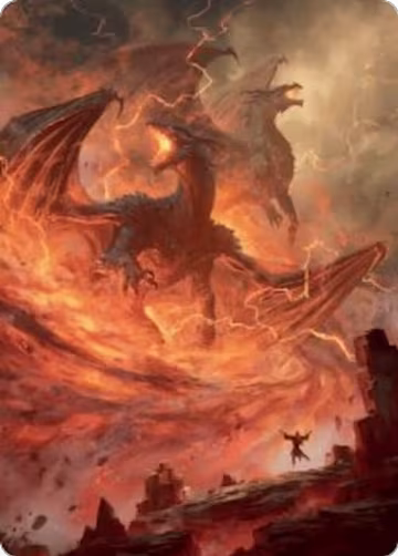 Rite of the Dragoncaller Art Card (38/54) (38), Art Series: Foundations — Magic card price